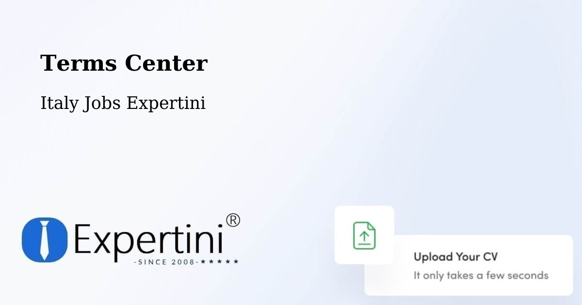 Terms of Service – Acireale - Italy Jobs Expertini